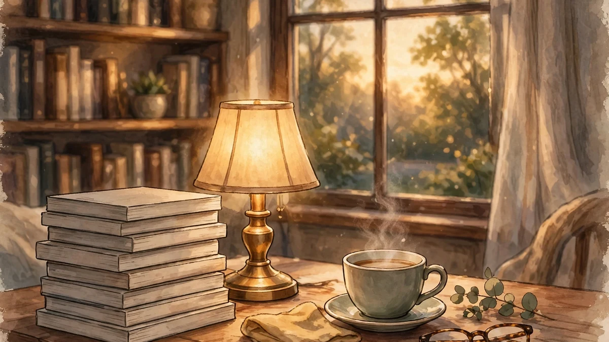 Where to read manga legally in India — cozy reading desk with manga volumes, original artwork